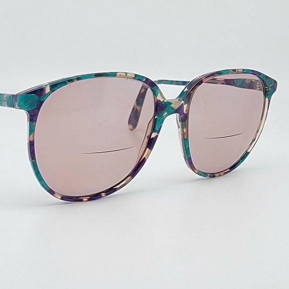 Luxottica Ursula Purple Green Tortoise Little Mermaid Eyeglasses Frame Italy main image 7